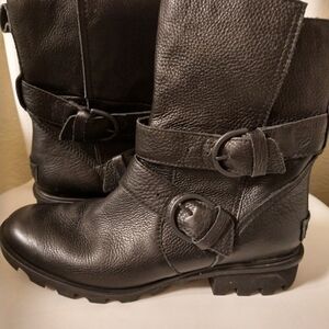 Sorel Black Moto Boot size 9.5